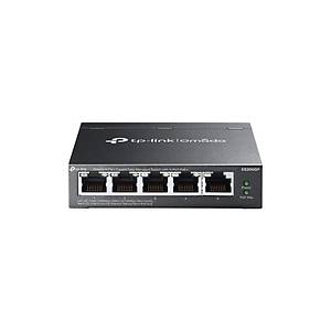 TP-Link Omada ES205GP 5Port 65W 10/100/1000Mbps Y�netilebilir Gigabit PoE Switch