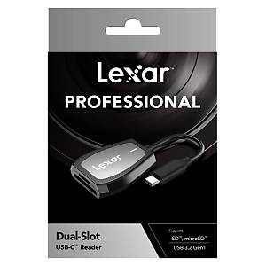 Lexar LRW470U-RNHNG USB-C Dual-Slot Haf�za Kart� Okuyucu