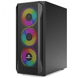 Gamebooster GB-T005MB ATX 3.0USB RGB Fan Mesh Panel Siyah Kasa