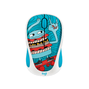 Logitech M238 Kablosuz Mouse The Doodle Collection Skateburger 910-0050