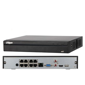 Dahua NVR2108HS-8P-T 8 mpix H265 8kanal Poe Video 1 HDd 1080P Kay�t 80MBPS Bant Geni�li�i Nvr- Dvr Kay�t Cihaz�