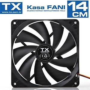 TX TXCCF14BK 14cm Siyah Kasa Fan�