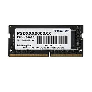 Patriot Signature Line 8GB(1x8GB) DDR4 3200MHz CL22 SODIMM Laptop Ram