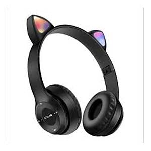 P47M Bluetooth 5.0 Siyah Kulak �st� Kulakl�k