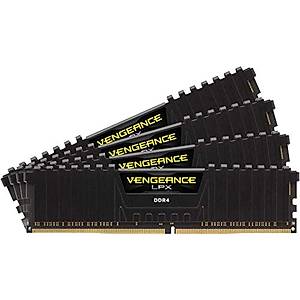 Corsair CMK64GX4M4X4000C18 16GB (4X16GB) DDR4 4000MHz CL18 Vengeance Black LPX So�utuculu DIMM Bellek Ram