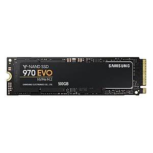 Samsung 970 Evo 500GB SSD m.2 NVMe MZ-V7E500BW SSD