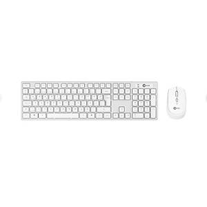Lenovo Lecoo KM2001-B Kablosuz T�rk�e Q Beyaz Klavye Mouse Set
