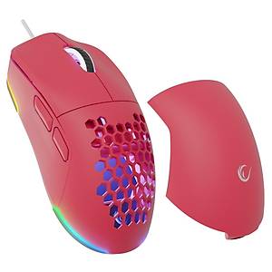 Rampage Blink Pembe 7 Makro Tu�lu RGB 12800 DPI Optik Kablolu Gaming Oyuncu Mouse