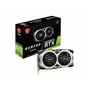 MSI VGA GEFORCE RTX 2060 VENTUS GP RTX2060 6GB GDDR6 192B DX12U PCIE 3.0 X16 (1XHDMI 3XDP)