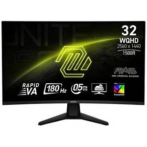 MSI Mag 31.5 32CQ6F Wide Quad HD 16:9 Rapid VA 180Hz 1ms Adaptive Sync Gaming Monit�r