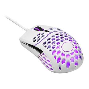 CM MasterMouse MM711 RGB Ultra Hafif 60gr Parlak Beyaz Optik Profesyonel Oyuncu Faresi