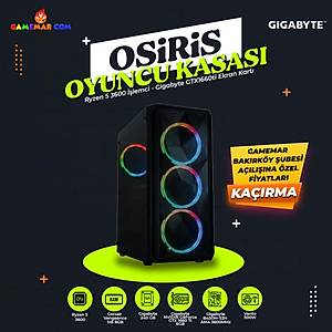 Osiris Ryzen 5 3600 ��lemcili 1660ti Ekran Kartl� 8GB Ram 240 SSD Oyuncu Bilgisayar�
