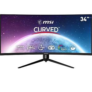 34 �n� MSI MAG342CQPV Curved 1500R VA 3440x1440 (UWQHD) 21:9 100Hz 1ms Adaptive Sync Gaming Monitor