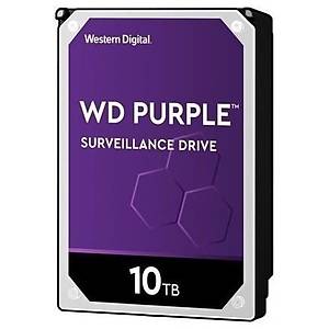 WD Purple 3.5 SATA III 6Gb/s 7200RPM 10TB 256MB 7/24 WD101PURP G�venlik Harddisk