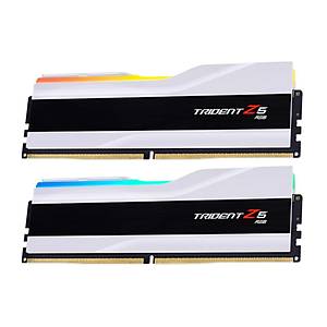 GsKill Trident Z5 RGB Beyaz DDR5-6400Mhz CL32 64GB (2x32GB) DUAL (32-39-39-102) 1.4V