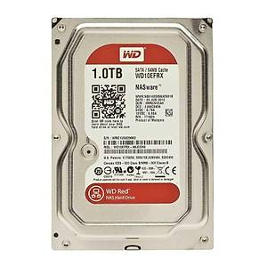 Western Digital Red 3,5 Sata III 6Gb/s 1TB 64MB 7/24 Nas WD10EFRX HDD & Harddisk