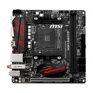 Msi B450I Gaming Plus AC AM4 DDR4 3466(OC)HDMI DP M.2 USB3.Wifi Mini ITX Anakart