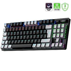 GamePower Eva 5 60M Mekanik Red Switch T�rk�e Q 88 Tu� USB Gaming Klavye