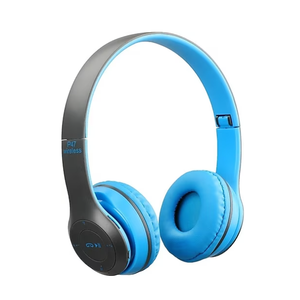 Japan EX P47 Bluetooth MP3 FM Radyo SD Kart Kulakl�k Mavi