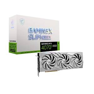 Ms� Vga Geforce RTX 4070 TI Super 16G Gaming X Slim White RTX4070TIS 16GB GDDR6X 256B DX12 PCIE 4.0 X16 Ekran Kart�
