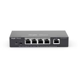 RUIJIE REYEE RG-ES205GC-P  5 Port GigaBit 4X PoE  54W RUIJIE Colud Y�netilebilir Metal Kasa Switch