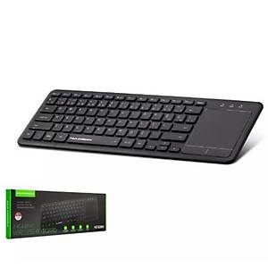 Hadron HDX2505 T�rk�e-Q Bluetooth 2.4GHz Kablosuz Touchpad Siyah Klavye