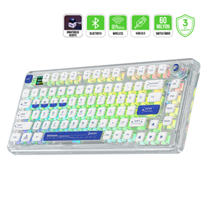 GamePower Gasket Pro RGB Wireless/Bluetooth/Kablolu Mekanik Red Switch Gasket Gaming Klavye