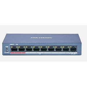 Hikvision DS-3E0109P-E/M(B) 8 Port H�zl� Switch