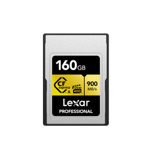 Lexar 160GB LCAGOLD160G-RNENG CF-Exp Type A Card 900-800MB/s VPG 400 Haf�za Kart�