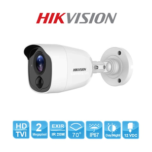 Hikvision DS-2CE11D0T-PIRL 2Mpix 20Mt Gece G�r��� 3,6mm Lens Ultra Low-Light PIR D�� Mekan Kamera