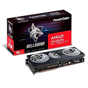 PowerColor HellHound RX7800XT 16G-L/OC 16GB GDDR6 256Bit Gaming Ekran Kart�