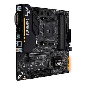 Asus Tuf B450M-Plus Gaming AMD B450 AM4 DDR4 3466 HDMI DVI M2 USB3.1 Aura RGB mATX Anakart