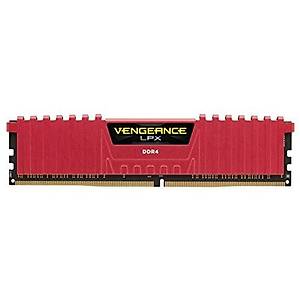 Corsair CMK8GX4M1A2400C16R 8GB DDR4 2400MHz CL16 Vengeance Red Lpx So�utuculu DIMM Bellek Ram