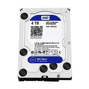 Western Digital Blue 3,5 4TB 64MB 5400RPM WD40EZRZ HDD & Harddisk