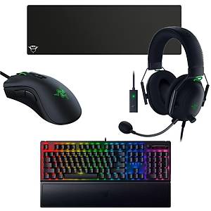 Razer BlackWidow V3 Mekanik Kablolu Oyuncu Ekipman Seti-2 (Blackshark - Deathadder - Gxt758)