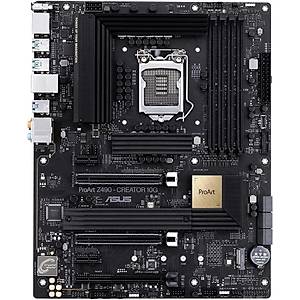 Asus Proart Z490-Creator 10G Intel Z490 LGA1200 DDR4 4600 Thunderbolt HDMI �ift M2 USB3.2 Aura RGB COM 10G Bit + 2.5GB�T Lan Atx Anakart
