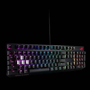 Asus Rog Strix Scope Aura Sync RGB Mekanik Oyuncu Klavye -T�rk�e Tu� Dizilimi, Cherry MX Blue Switch Klavye