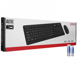 Altec Lansing ALBC6314 Siyah T�rk�e Q Kablosuz Klavye+Mouse Set