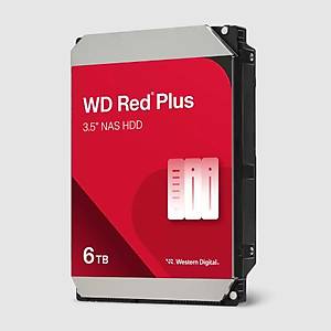 Western Digital Red Plus 6TB 3.5 5400Rpm 256Mb WD60EFPX Nas HardDiski