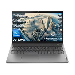 Lenovo 21DJ00GATX ThinkBook 15 G4 IAP i5-1235U 15,6 FHD 16Gb Ram 512Gb Ssd 2Gb GDDR6 MX550 Free Dos Laptop