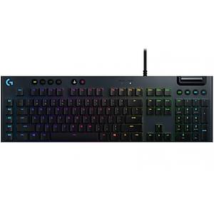 Logitech G G815 Clicky Mekanik Oyuncu Klavyesi (Eng Tu� Dizimi)- Lightsync RGB - Siyah 920-009093