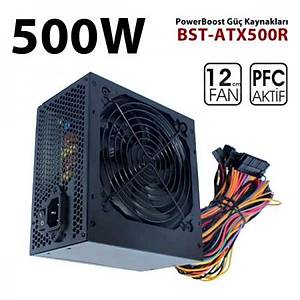 Power Boost BST-ATX500R 500W A/PFC G�� Kayna��/Power Supply