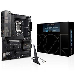 Asus ProArt B760-CREATOR WIFI 7800 MHz 4xDDR5 3xM.2 Type-C 12-13-14.Nesil LGA1700 Gaming Anakart