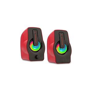 Rampage RMS-G7 Falsetto 6 Watt RGB Ledli K�rm�z� Gaming USB Hoparl�r