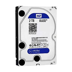 Western Digital Blue 3,5 Sata III 6Gb/s 2TB 64MB WD20EZRZ HDD & Harddisk