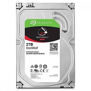Seagate Ironwolf 3.5 2tb Sata 3.0 64mb 180mb/S 5900rpm 180tb/Yil Isy�k� 7/24 Nas Disk St2000vn004