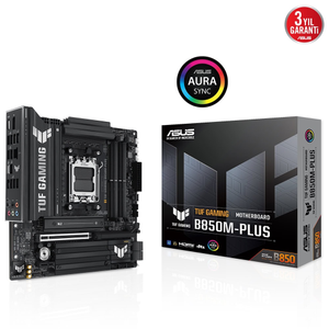 Asus TUF Gaming B850M-PLUS 4xDDR5 3x M.2 HDMI DP Type-C AM5 mATX Anakart