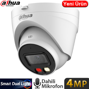 DAHUA IPC-HDW1431V-SA�4Mpix�2.8mm Lens H265+�30Mt Gece G�r��� Mikrofonlu�PoE Dome IP Kamera