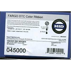 Fargo 045030 DTC1250e YMCKO Renkli Ribbon (Tek Y�ze 300 Renkli Bask�)