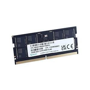 Apacer 16 GB1x16GB) DDR5 4800Mhz SODIMM CL40 Notebook Ram (FS.16G2A.PT)